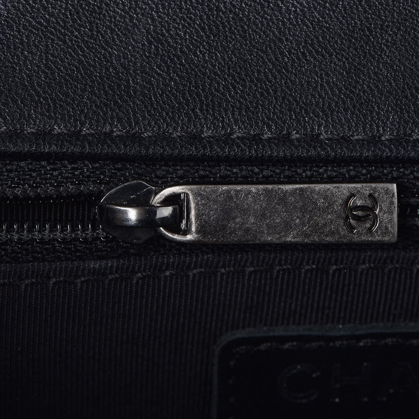 Lambskin Quilted New Medium Boy Flap Black