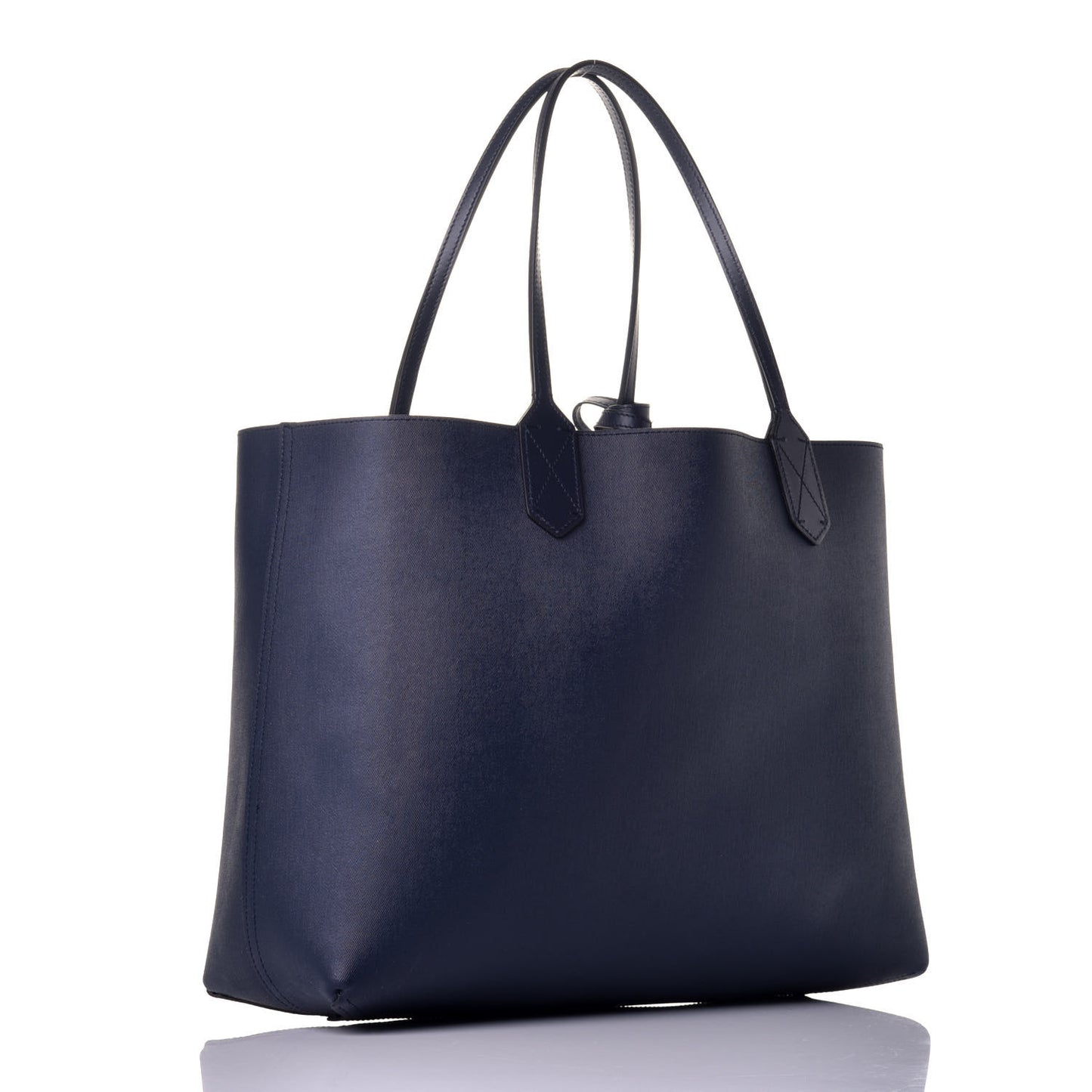 GG Supreme Monogram Blooms Medium Reversible Tote Beige Blue Navy