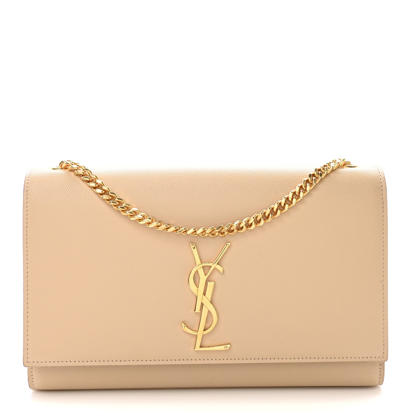 Grain De Poudre Medium Monogram Kate Satchel Nude Powder