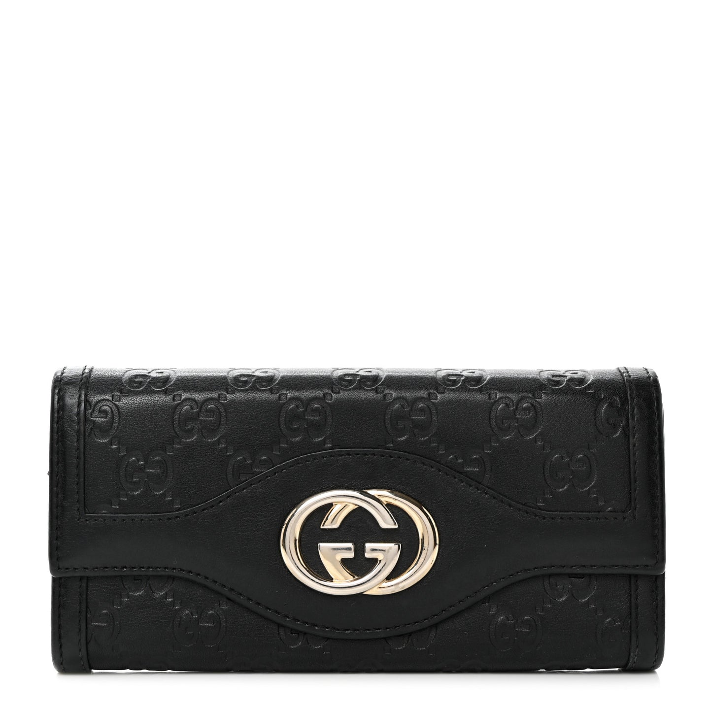 Guccissima Sukey Continental Wallet Continental Wallet Black