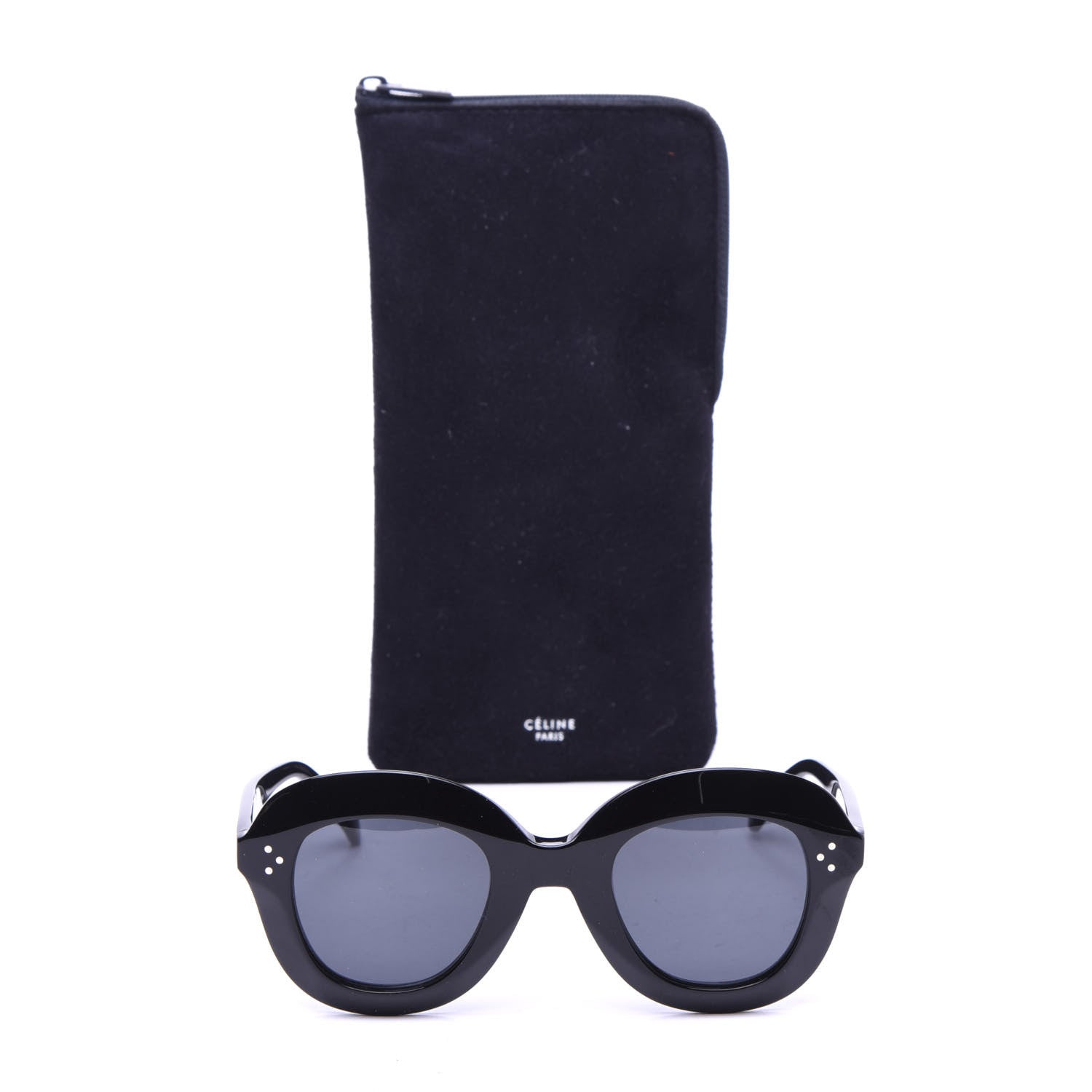 Celine Acetate Lola Sunglasses CL 41445/S Black 7 of 7