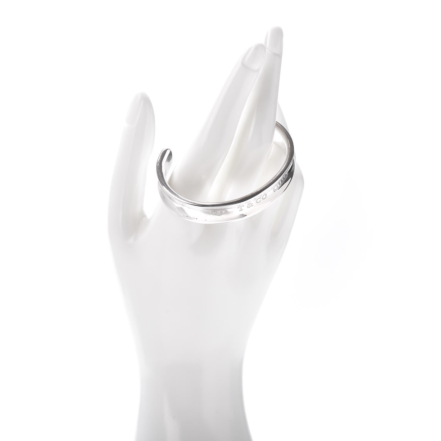 Tiffany Sterling Silver 1837 Cuff Bracelet 2 of 4