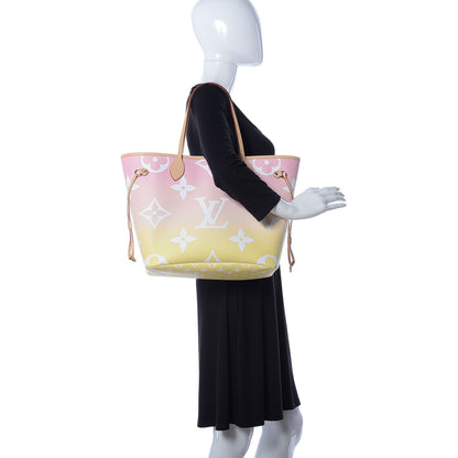 Louis Vuitton Monogram Giant By The Pool Neverfull MM Light Pink 2 of 8