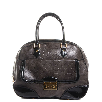 Louis Vuitton Monogram Embossed Cuir Alizee Grey 1 of 7