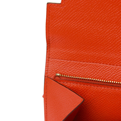 Hermes Epsom Medium Kelly Wallet Rouge Tomate 4 of 12