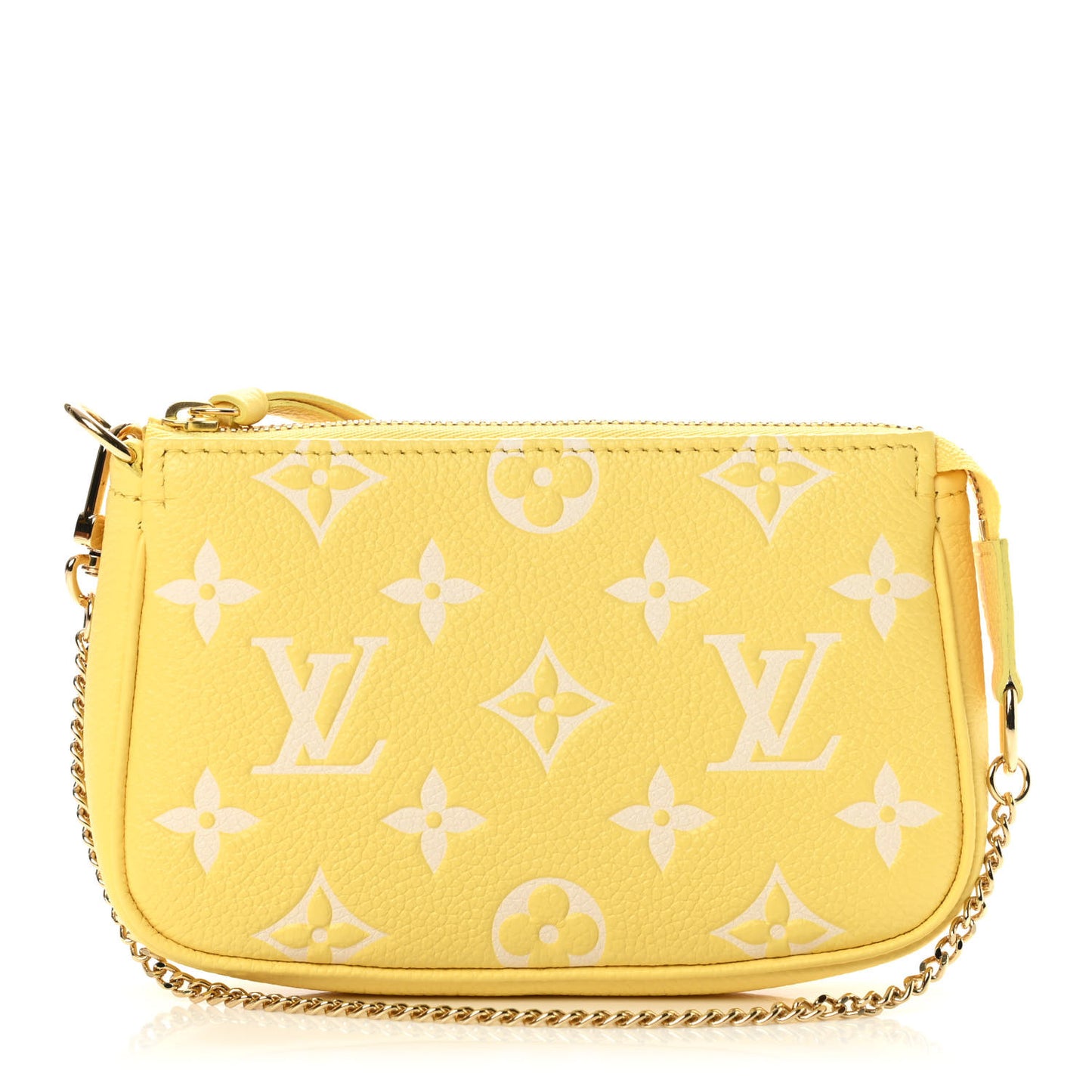 Empreinte Monogram Mini Pochette Accessories Lemon Curd Yellow