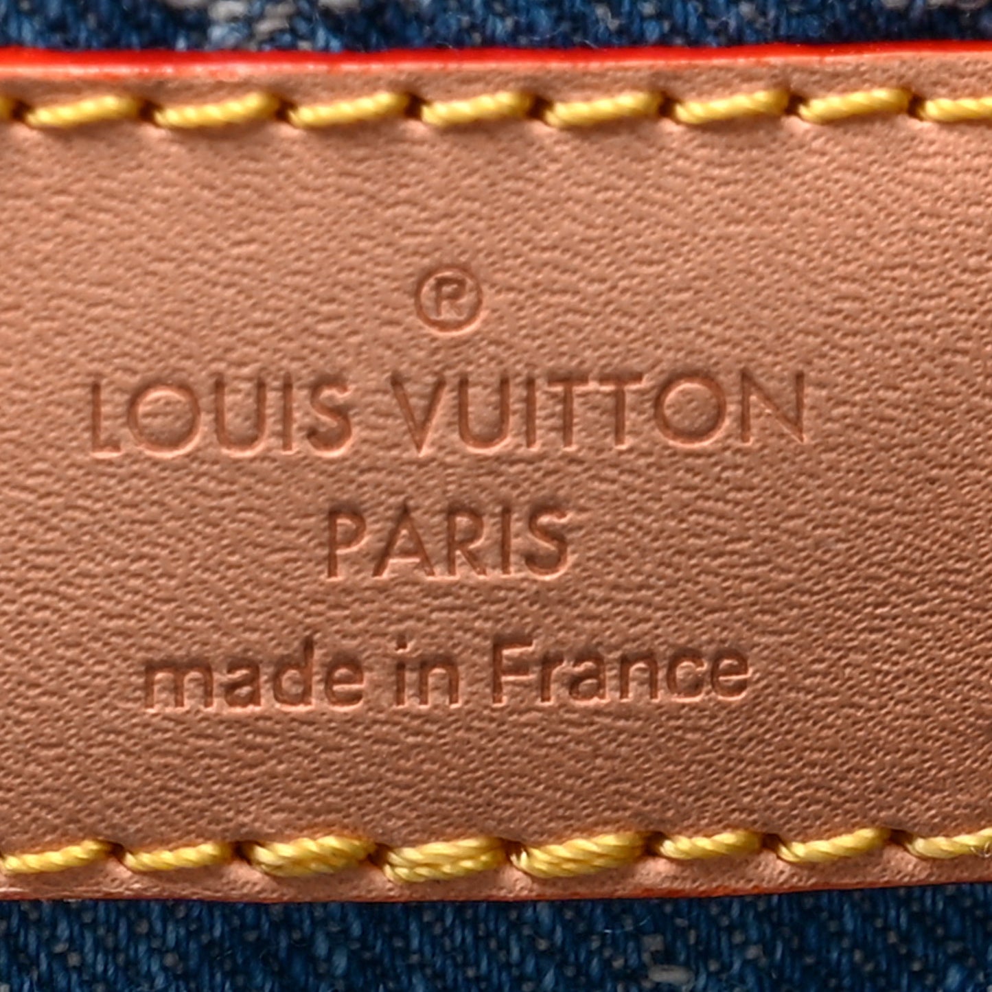 Denim Monogram New LV Remix Keepall Bandouliere 45 Blue