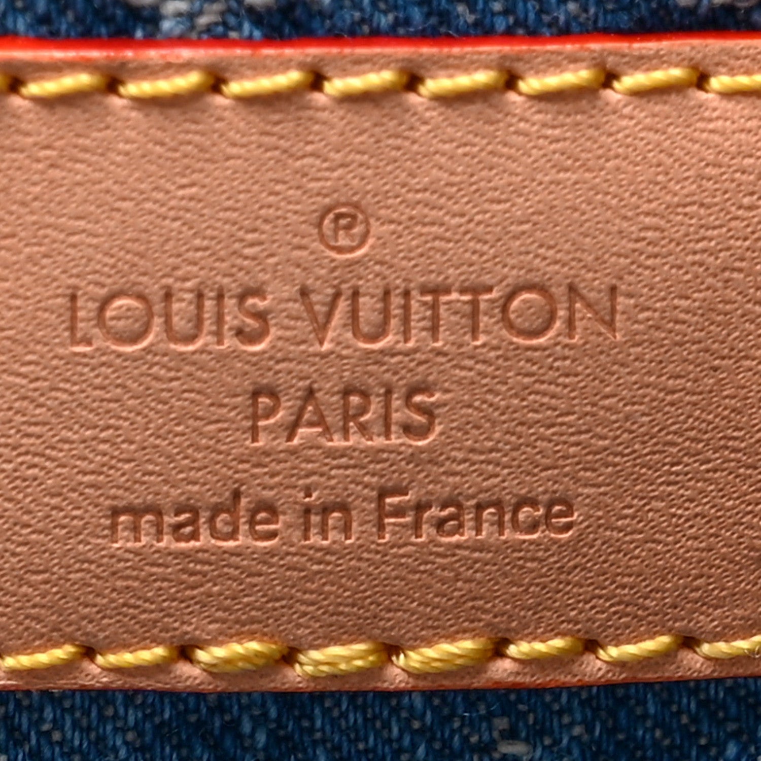 Louis Vuitton Denim Monogram New LV Remix Keepall Bandouliere 45 Blue 5 of 12