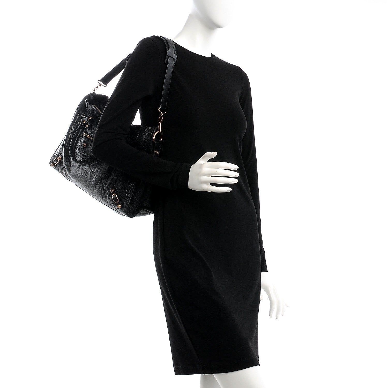 Balenciaga Agneau Giant 12 Rose Gold Hardware City Black 2 of 10