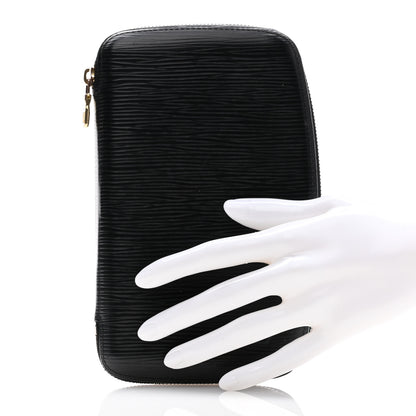Louis Vuitton Epi Geode Organizer Zippy Wallet Black 2 of 10