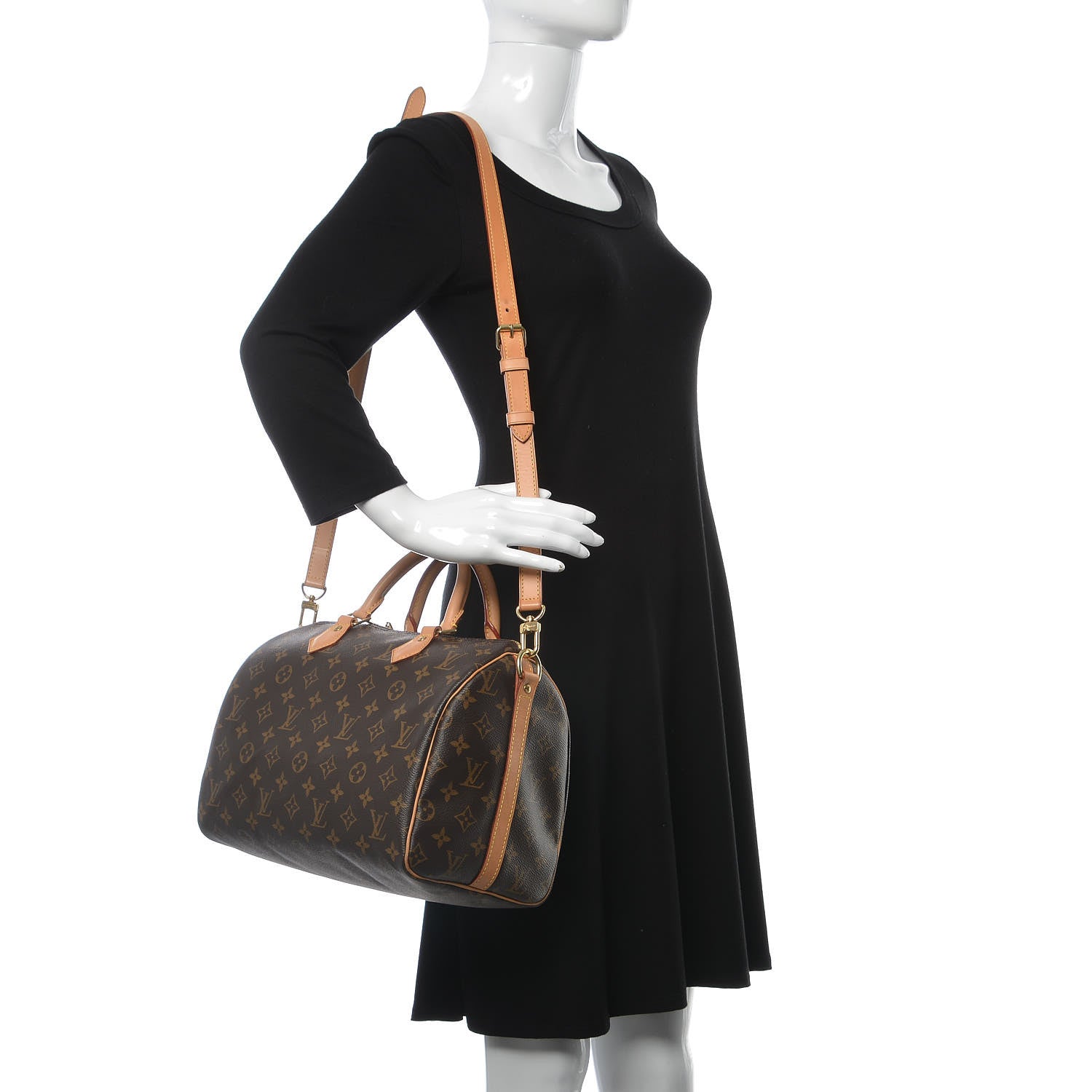 Louis Vuitton Monogram Speedy Bandouliere 30 2 of 11