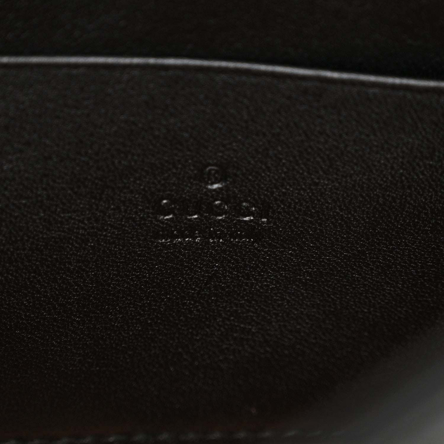 Gucci Calfskin Matelasse Mini Pearly GG Marmont Chain Wallet Black 6 of 11