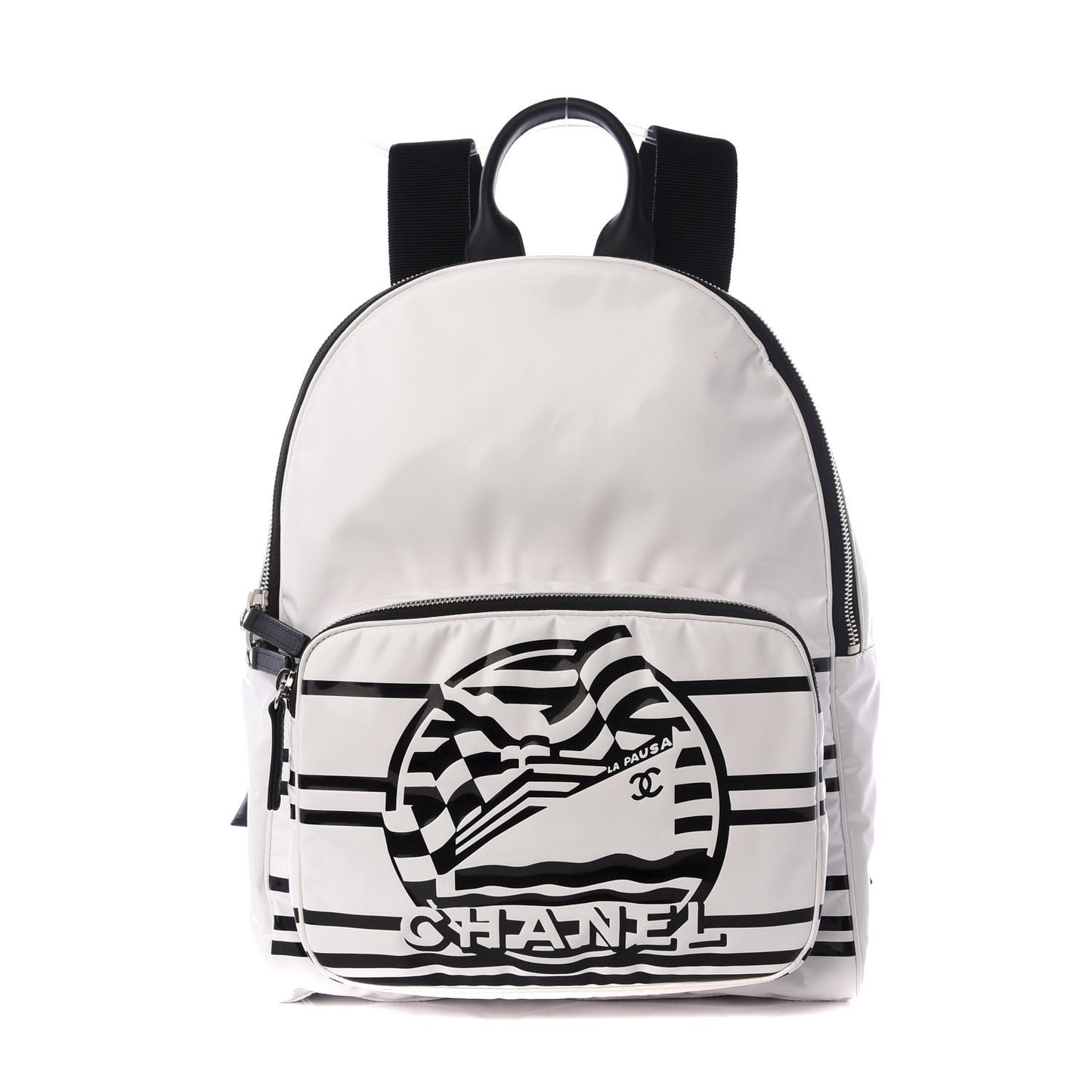 Vinyl La Pausa Bay Backpack White