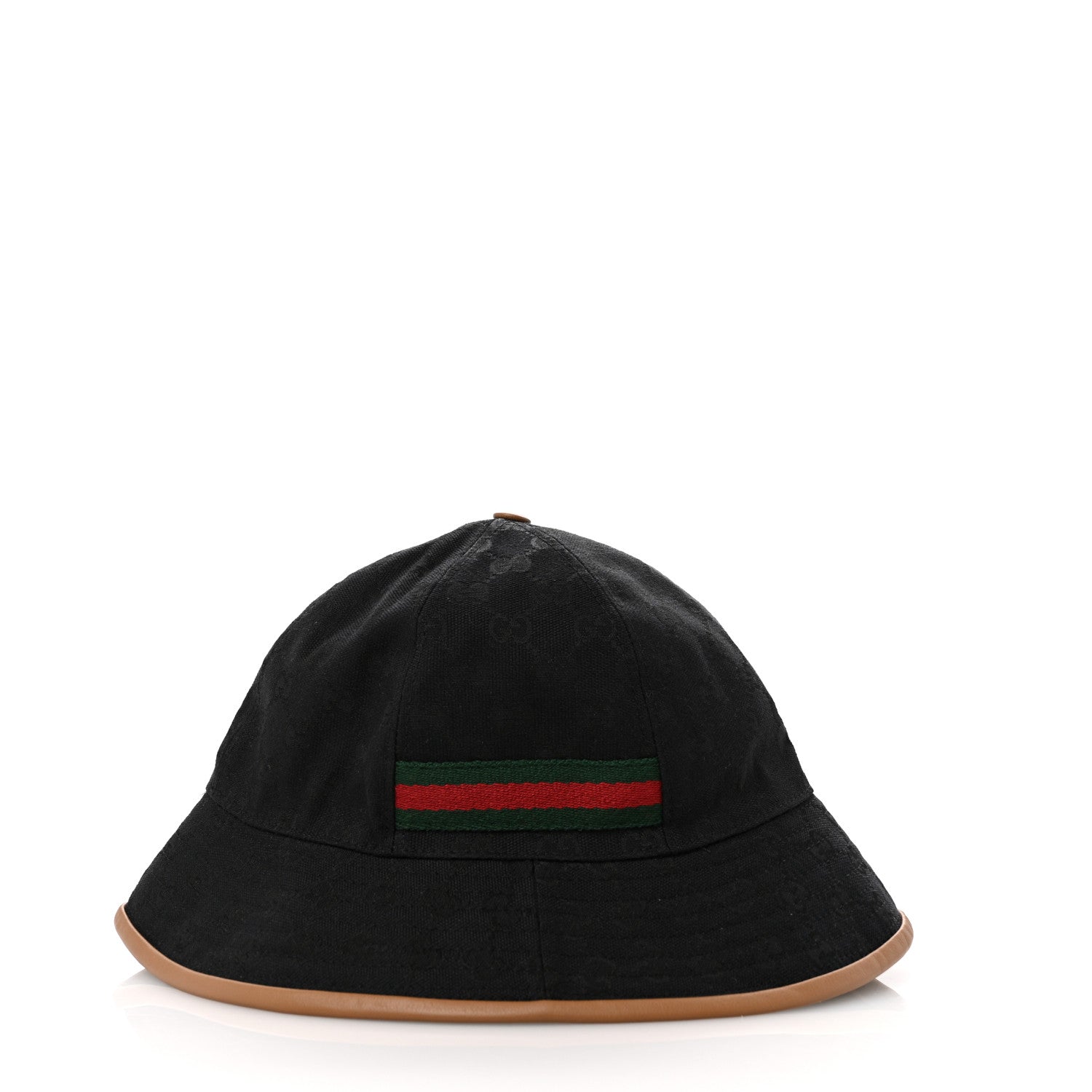 Gucci Monogram Web Bucket Hat M Black 4 of 10