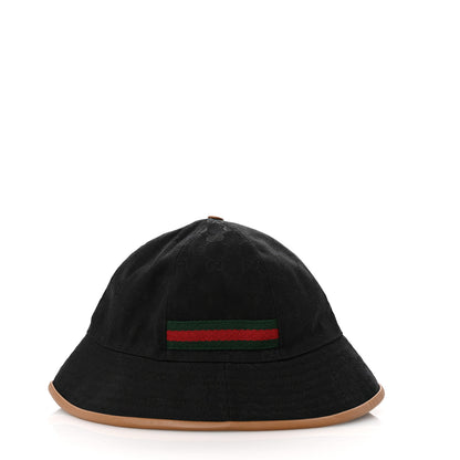 Gucci Monogram Web Bucket Hat M Black 4 of 10