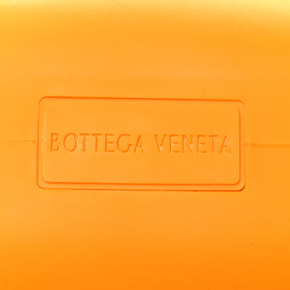 Bottega Veneta Rubberized Canvas Punch Tote Tangerine 6 of 9