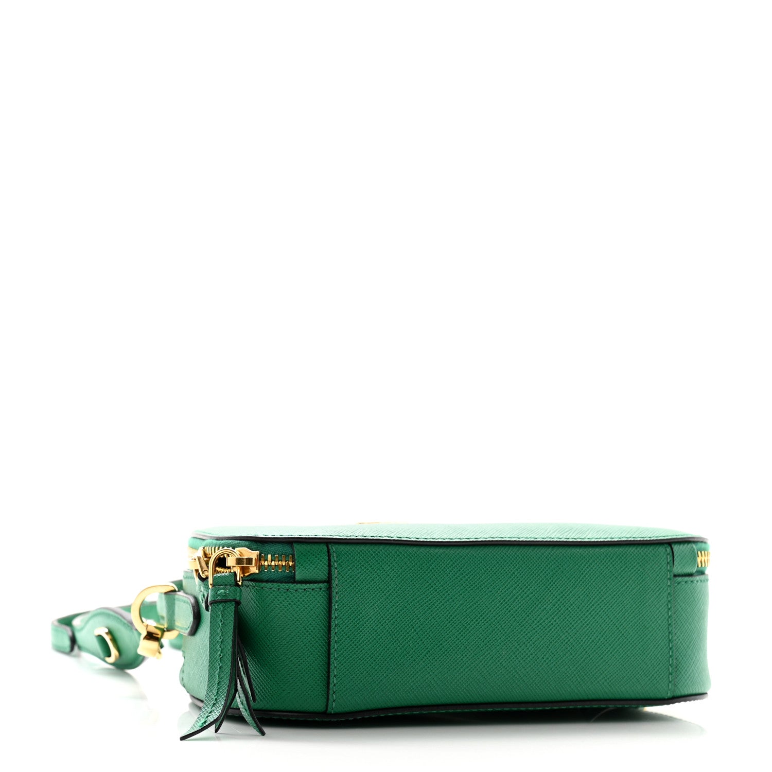Prada Saffiano Lux Odette Crossbody Verde 4 of 11