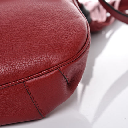 Gucci Calfskin Medium Nouveau Fringe Shoulder Bag Red 8 of 8