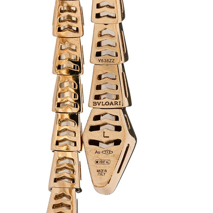 Bulgari 18K Yellow Gold Serpenti Viper Bracelet L 3 of 4