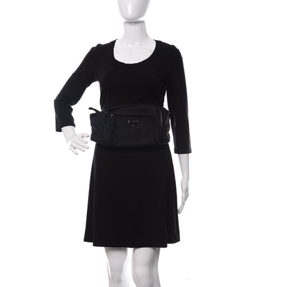 Prada Tessuto Nylon Belt Bag Black 2 of 11