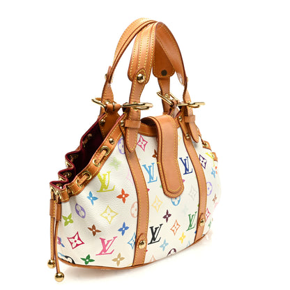 Louis Vuitton Monogram Multicolor Theda GM White 3 of 9