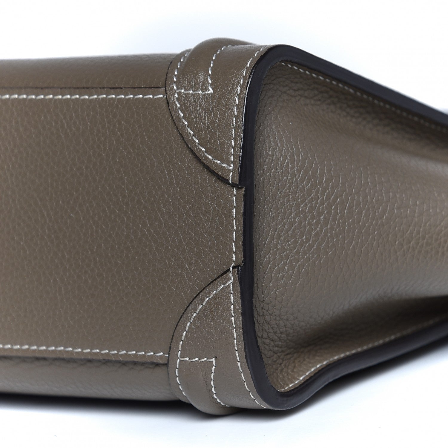 Celine Drummed Calfskin Nano Luggage Souris 11 of 11
