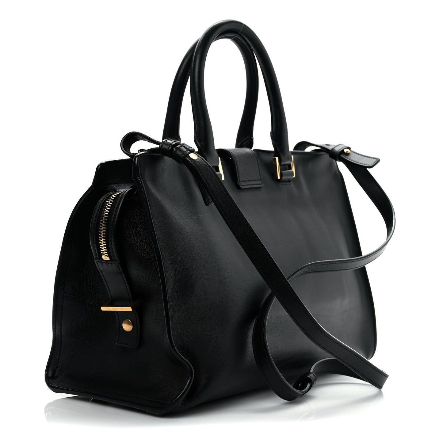 Calfskin Small Classic Y Cabas Black