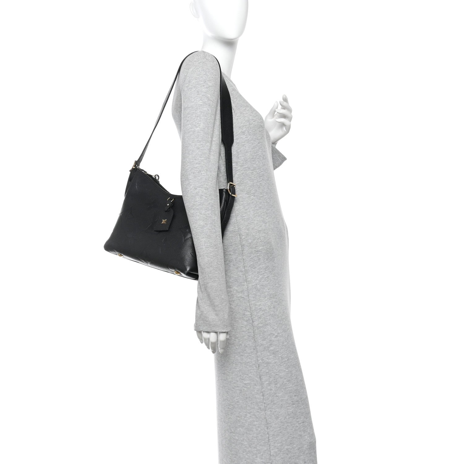 Louis Vuitton Empreinte Carryall PM Black 2 of 10