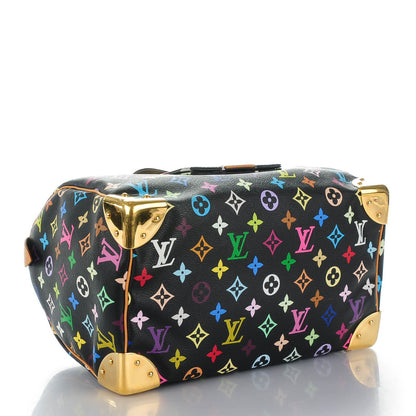 Louis Vuitton Monogram Multicolor Speedy 30 Black 4 of 8