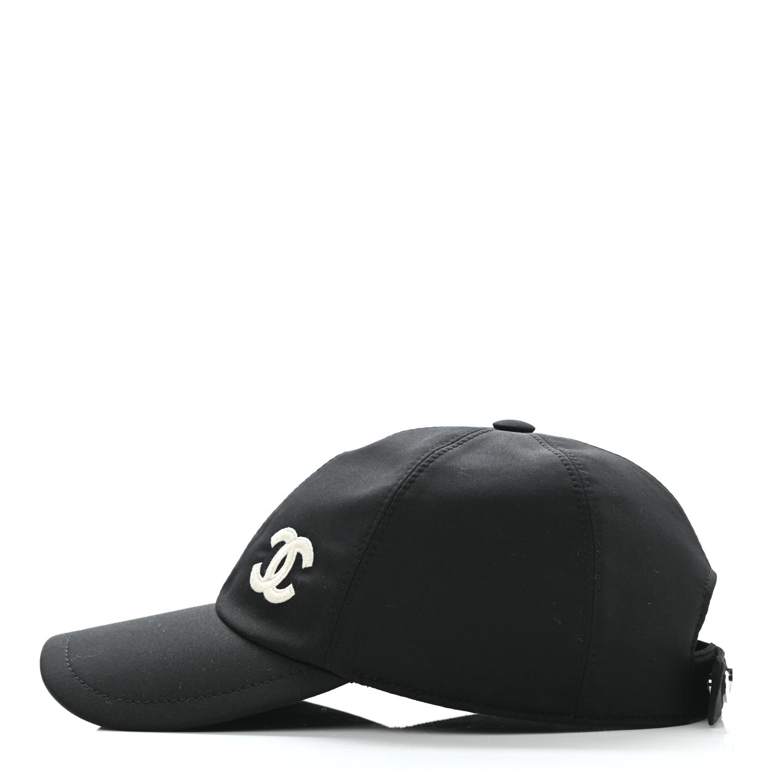 Chanel Cotton CC Cap Hat Black 4 of 8