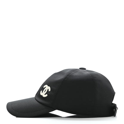 Chanel Cotton CC Cap Hat Black 4 of 8