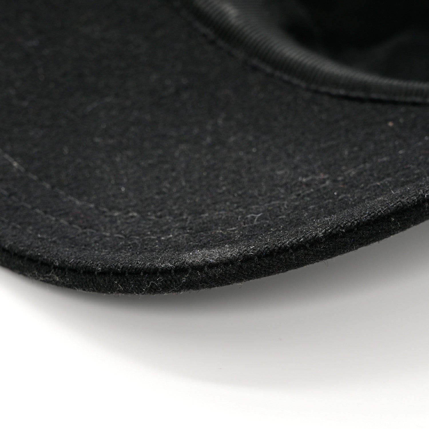 Prada Tessuto Wool Baseball Cap S Black 9 of 10