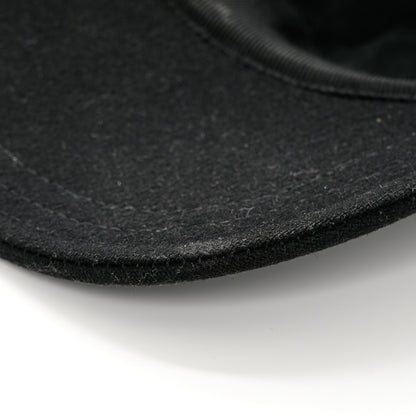 Prada Tessuto Wool Baseball Cap S Black 9 of 10