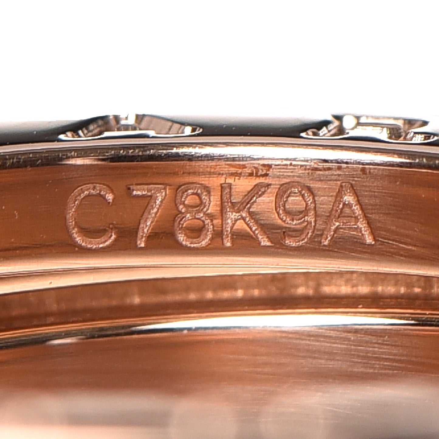 18K Rose Gold B.Zero1 3 Band Ring 52 6