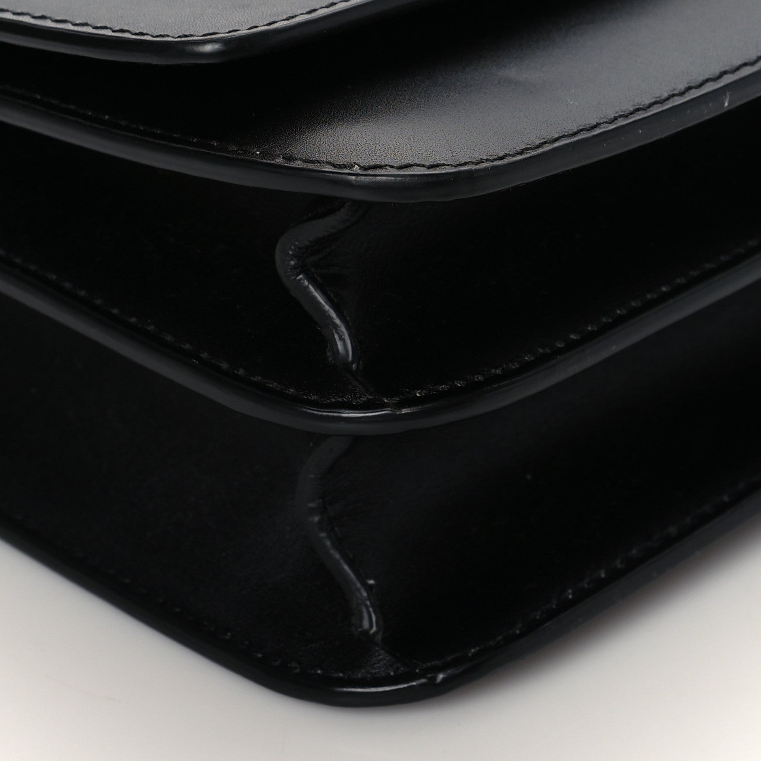 Burberry Calfskin Medium TB Bag Black 8 of 9