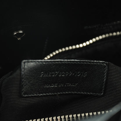 Saint Laurent Grained Calfskin Small Sac De Jour Black 9 of 9