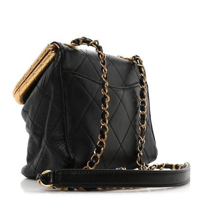Chanel Lambskin Quilted My Crush Bag Black 3 of 10