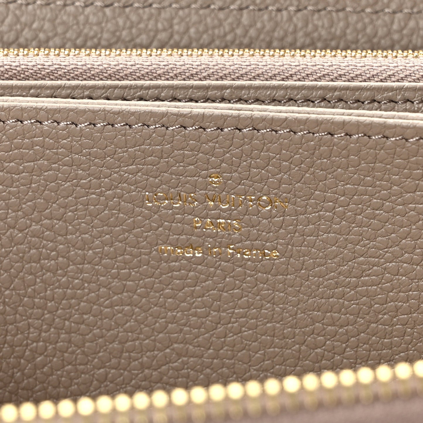 Empreinte Monogram Giant Zippy Wallet Tourterelle Creme