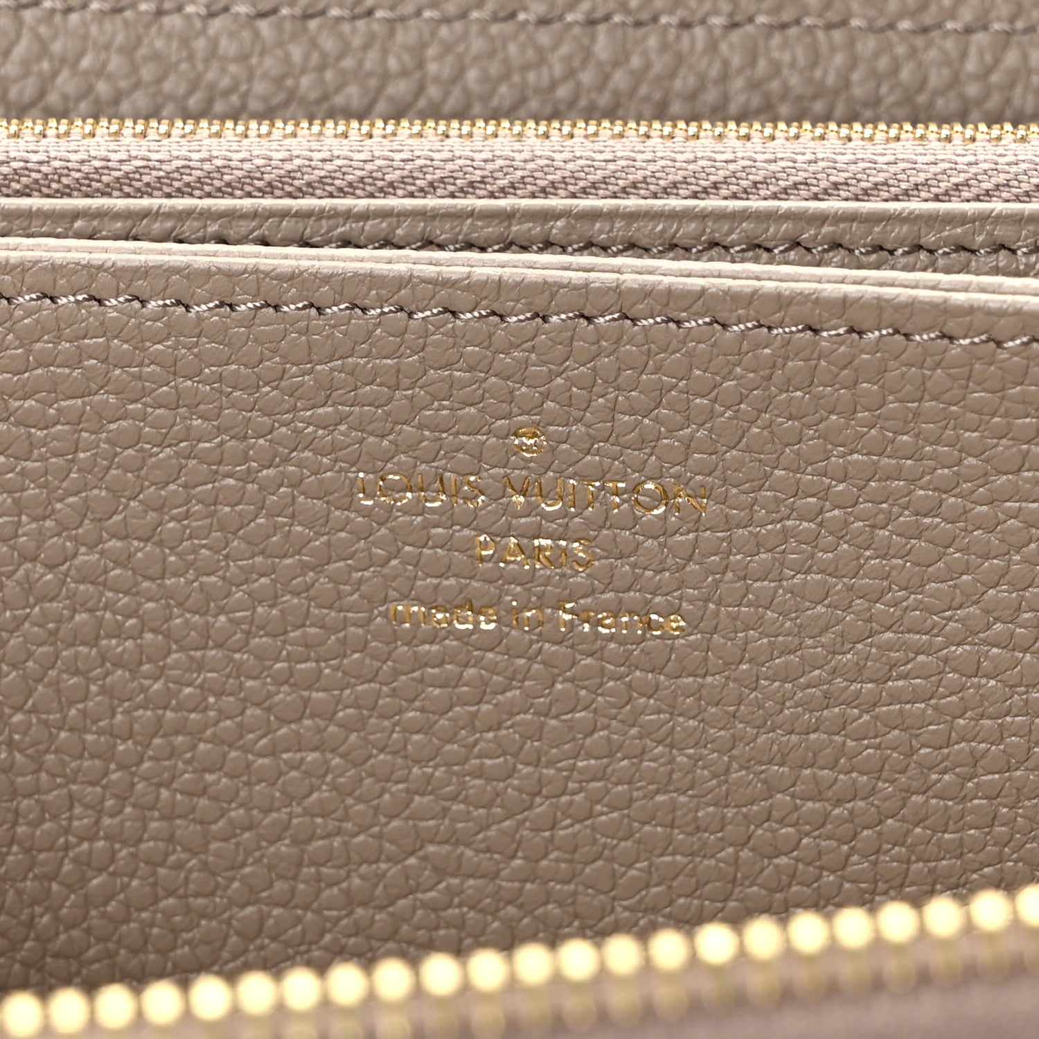 Louis Vuitton Empreinte Monogram Giant Zippy Wallet Tourterelle Creme 6 of 7