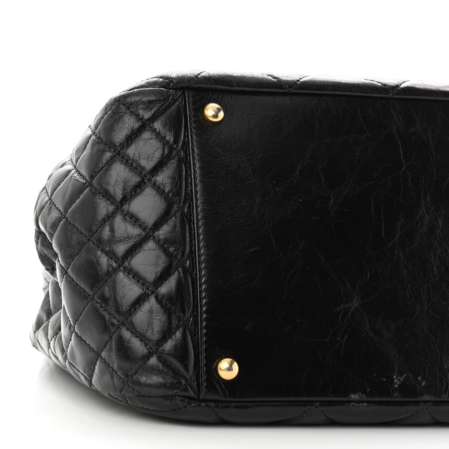 Chanel Glazed Calfskin Quilted Large Daily Walk Flap Black 9 of 11
