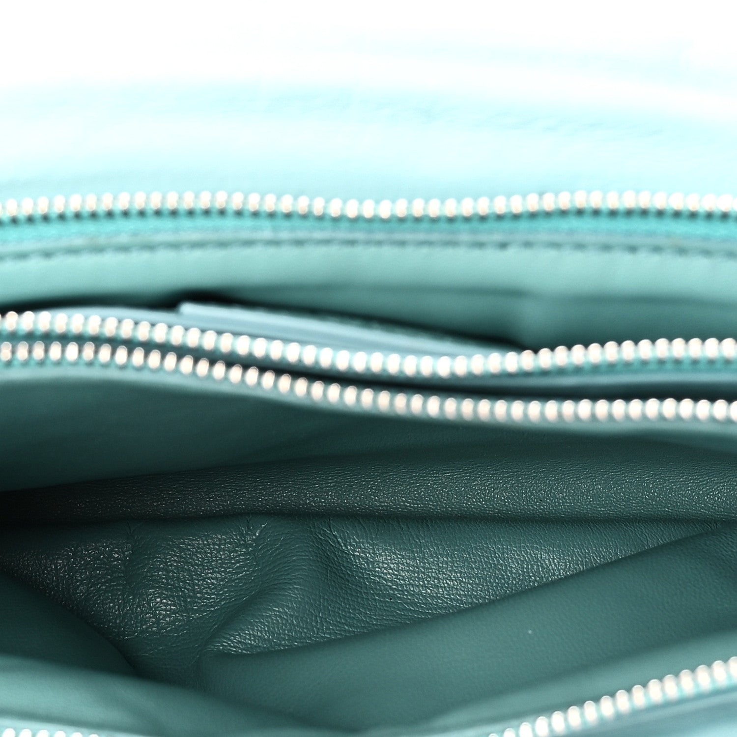 Salvatore Ferragamo Calfskin Small Viva Bow Shoulder Bag Tyrone Turquoise 7 of 12