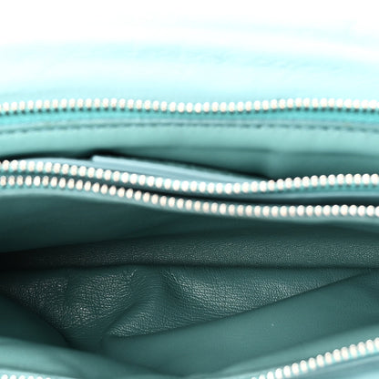 Salvatore Ferragamo Calfskin Small Viva Bow Shoulder Bag Tyrone Turquoise 7 of 12