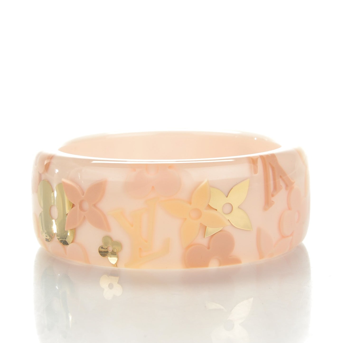 Resin Farandole Bracelet Medium Pink