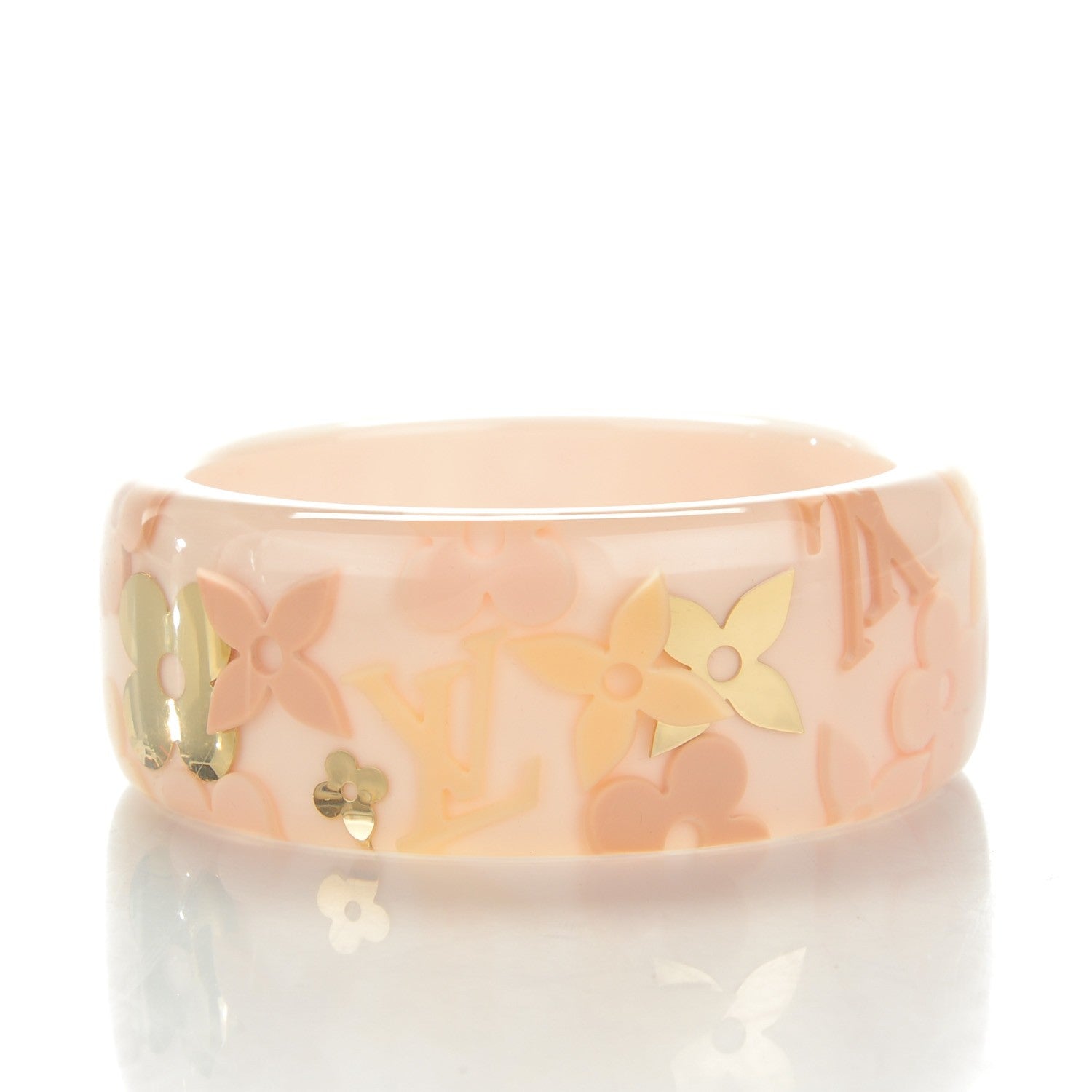 Louis Vuitton Resin Farandole Bracelet Medium Pink 3 of 4