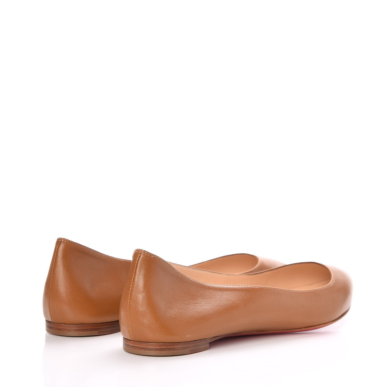 Christian Louboutin Shiny Nappa Ballalla Flats 39.5 Safari 4 of 8