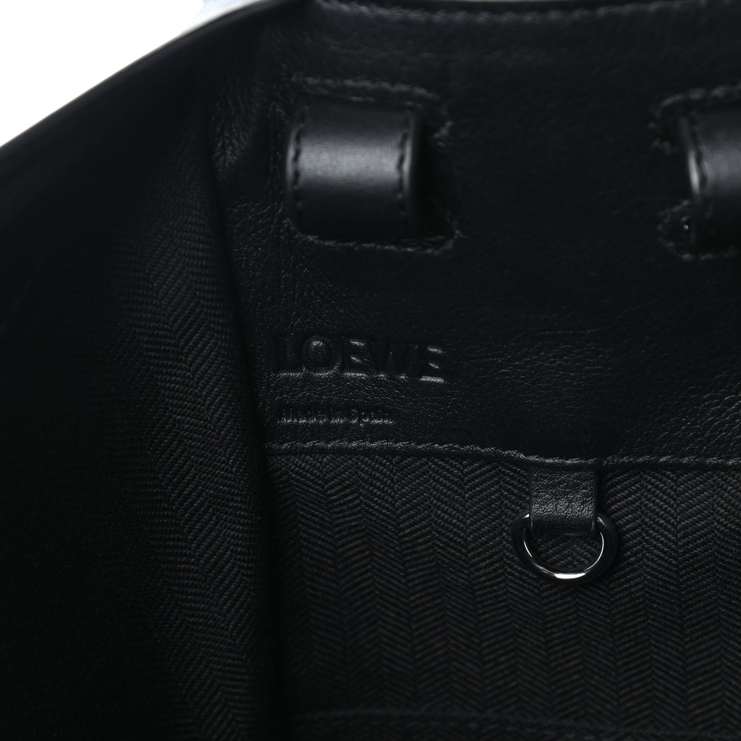 Calfskin Small Hammock Shoulder Bag Black