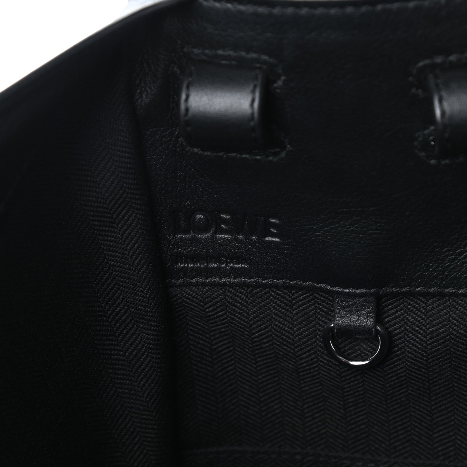 Loewe Calfskin Small Hammock Shoulder Bag Black 6 of 9