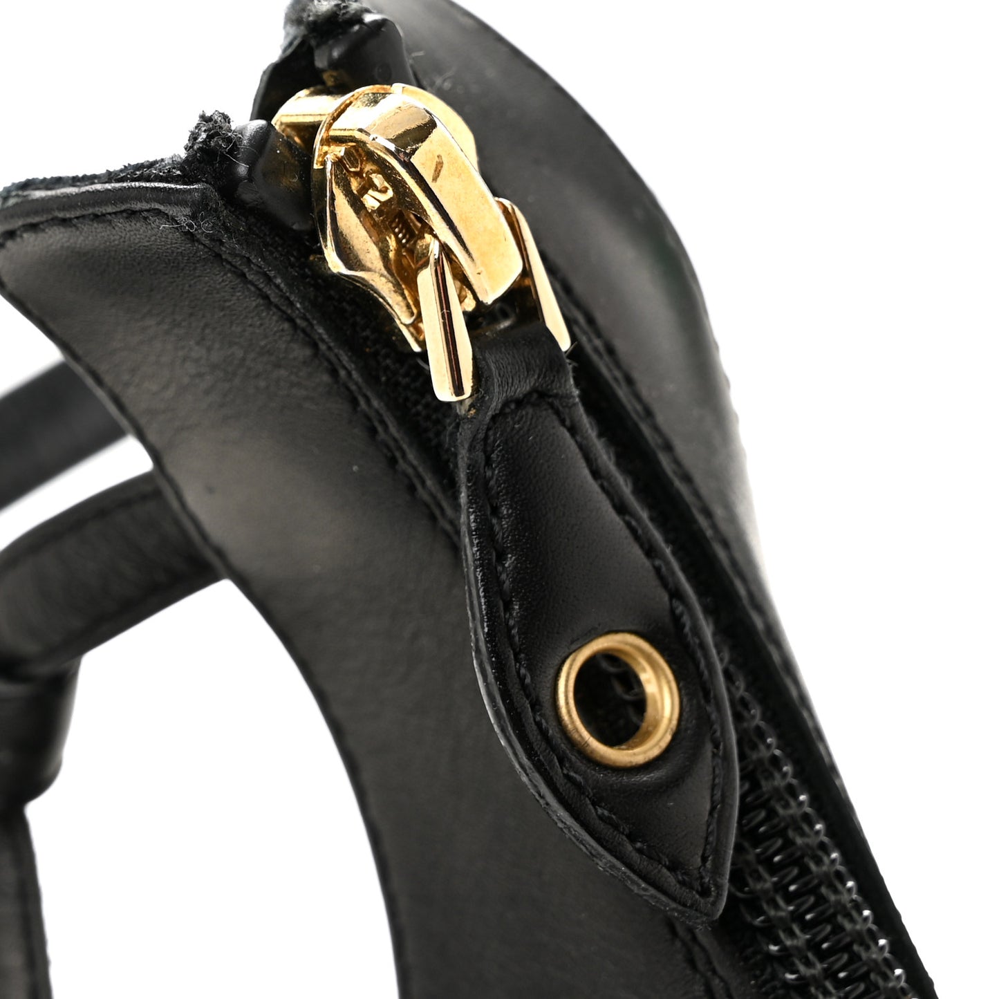 Calfskin Platform Sandals 41 Black
