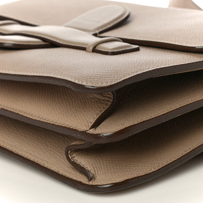 Celine Baby Grained Calfskin Medium Symmetrical Bag Taupe 9 of 13