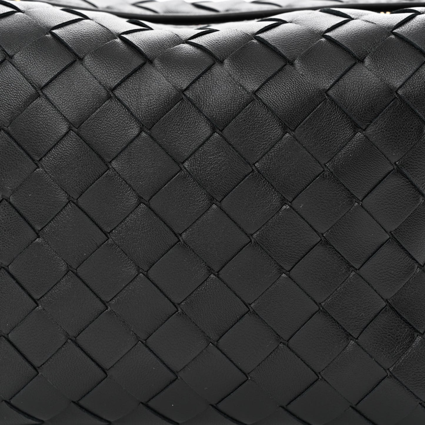 Calfskin Nappa Intrecciato Mini Wallace Black